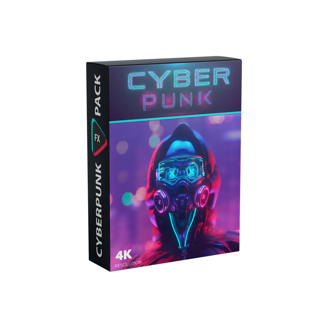 Cyberpunk: the Future. 4K Video Overlays