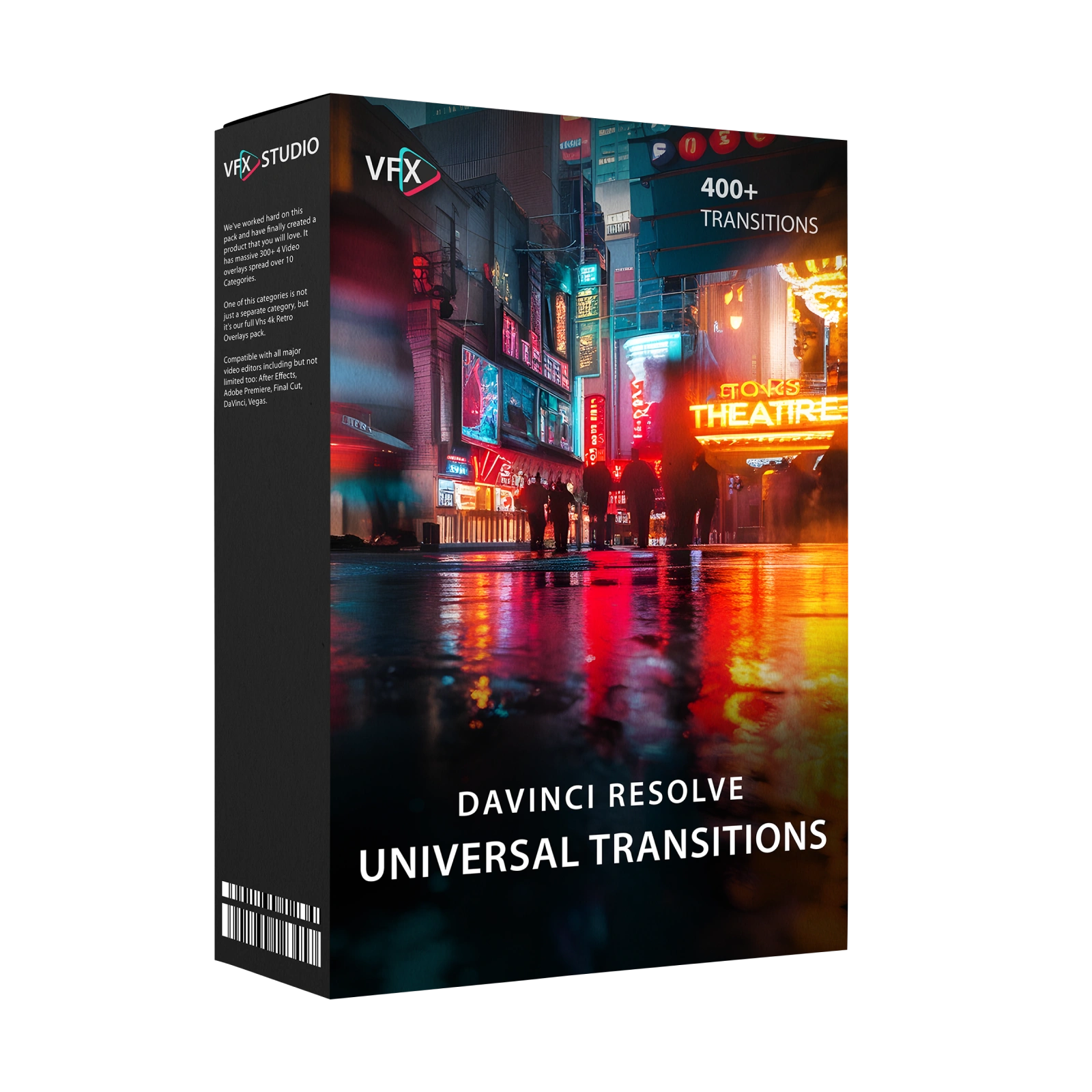 400+ DaVinci Resolve Universal Transitions Bundle