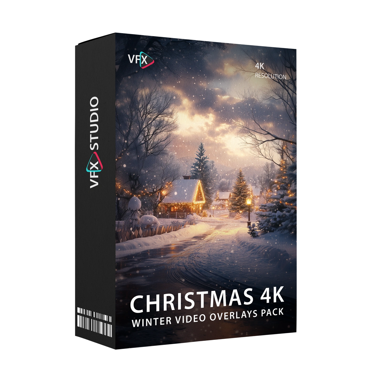 Christmas 4k Winter Video Overlays Pack