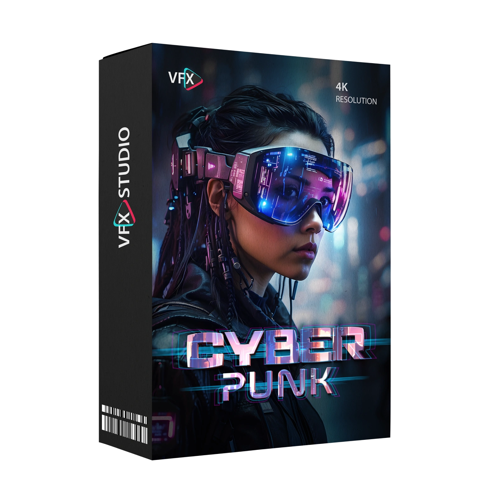 Cyberpunk: the Future. 4K Video Overlays