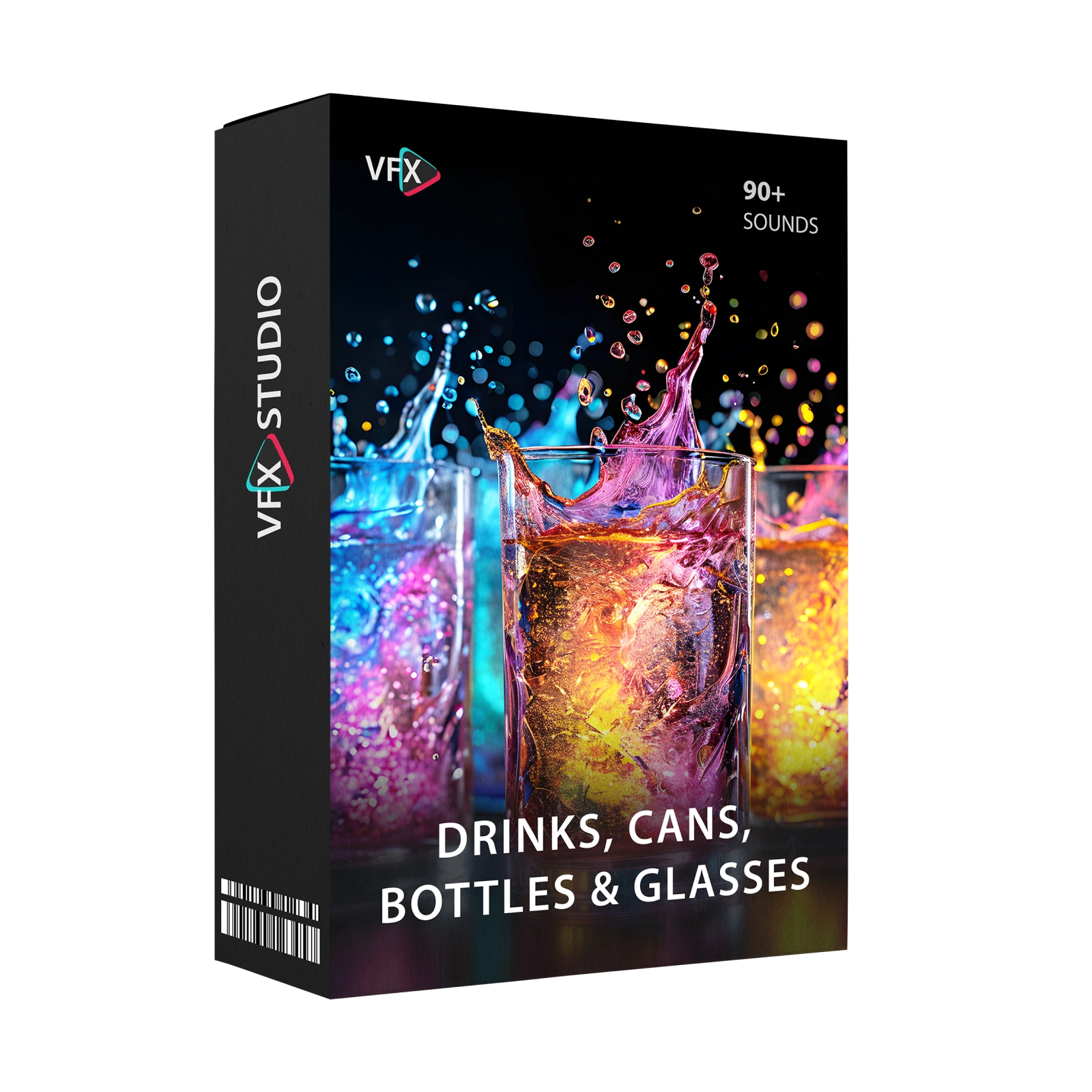 Drinks, cans, bottles and glasses Cinematic Sounds Pack 90 sfx