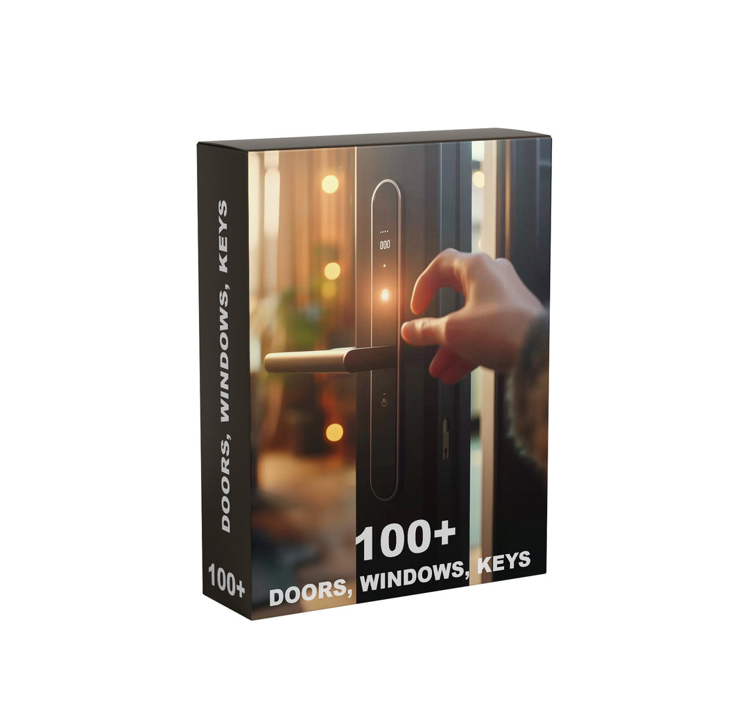 Doors, windows and keys Cinematic Sounds Pack 100+