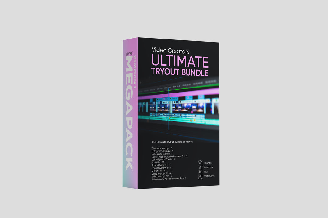 Video Creators Ultimate Tryout Bundle