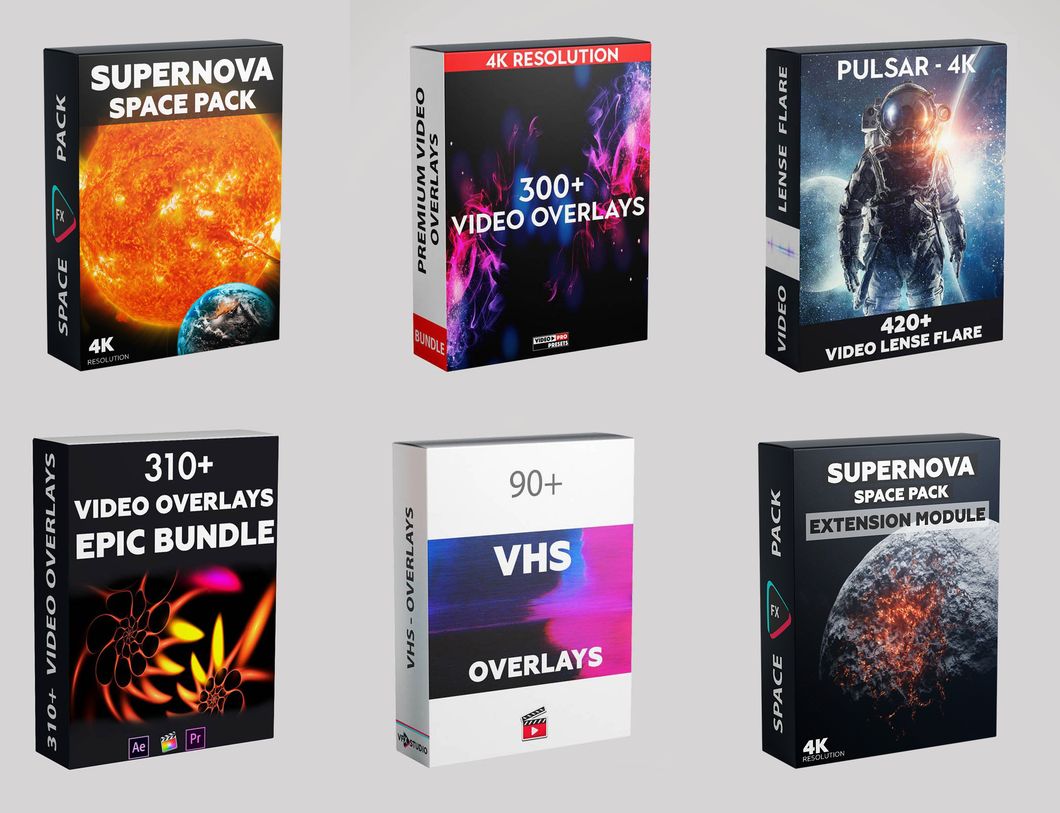 1500+ 4k Video ASSETS: THE TOTAL PACK