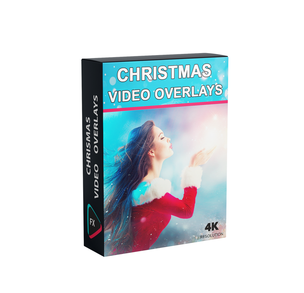 Christmas 4k Winter Video Overlays Pack