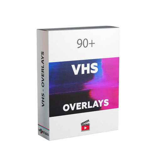 90+ 4k VHS: Glitch and Other Overlays Pack - vfx-studio